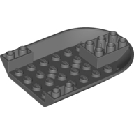 Lego letadlo spodní část trupu 6x8, tmavě modro šedá (6031896)